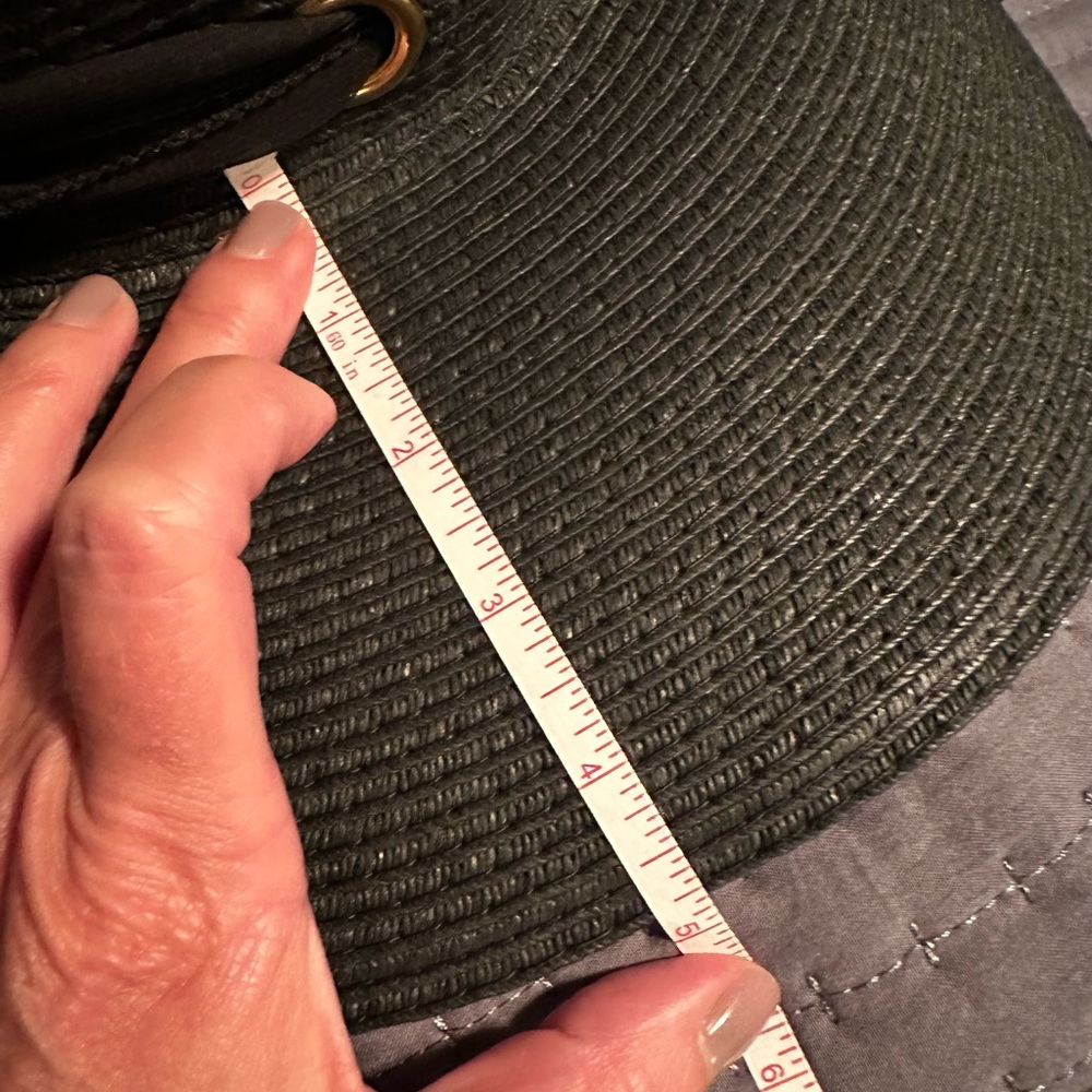 NWT Sun hat with ribbon accent - Picture 6 of 6